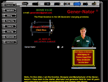 Tablet Screenshot of gener-nator.com